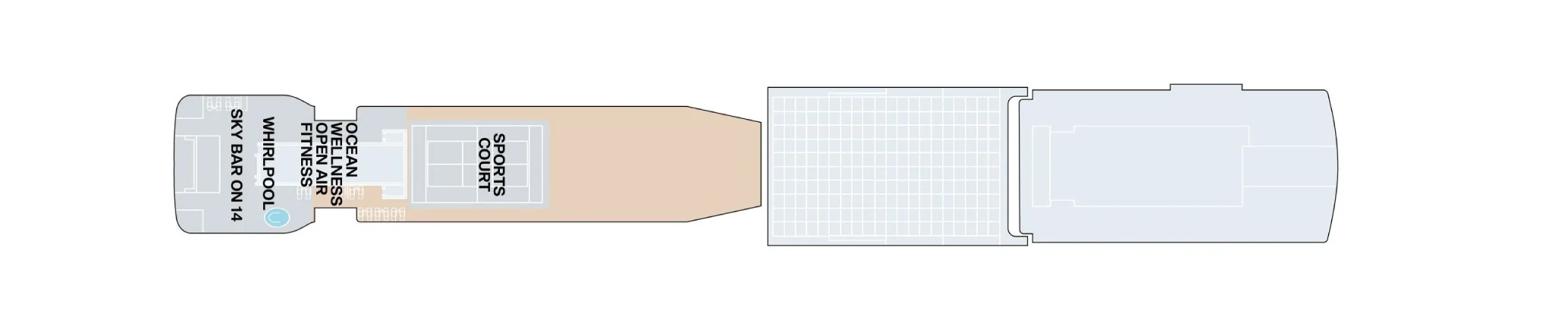 Pont 14 - Deck 14 - Explora IV