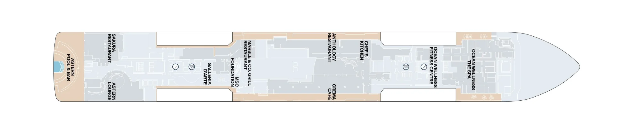 Pont 5 - Deck 05 - Explora IV