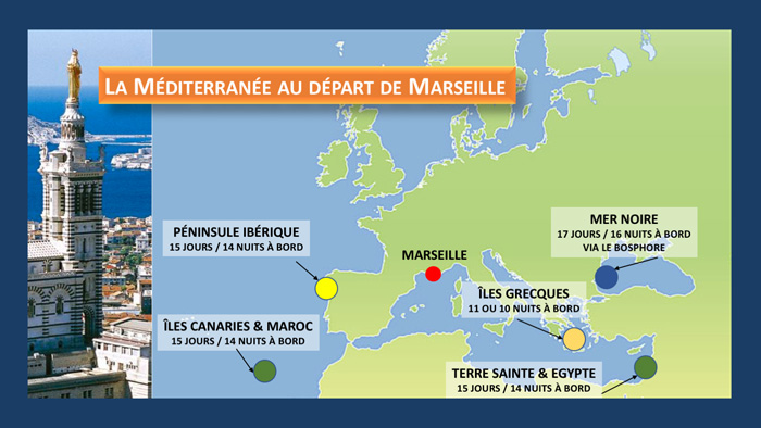Croisière Méditerranée du Jules Verne