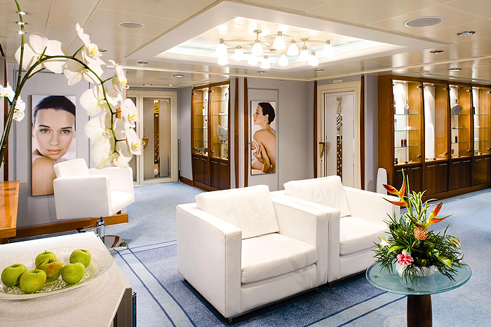 Spa présent à bord d'un navire Silversea