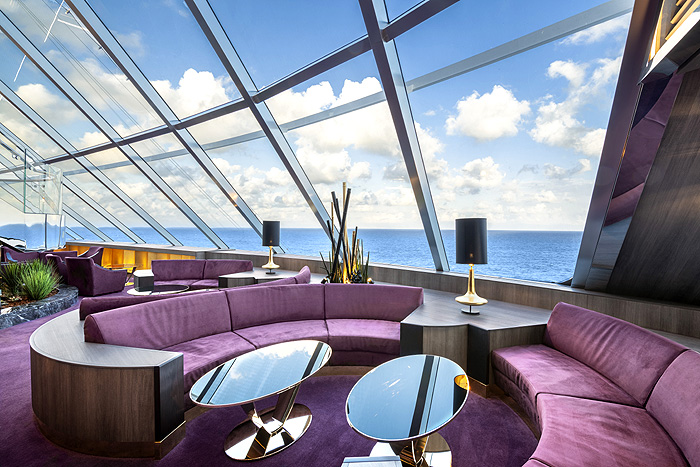 L'espace Top Sail du MSC Yacht Club