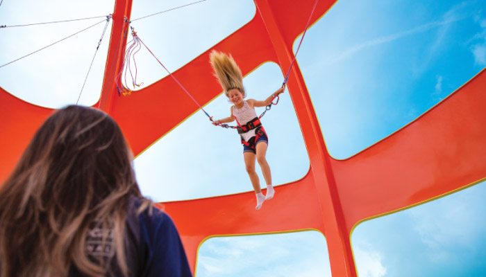 sky pad bungee trampoline