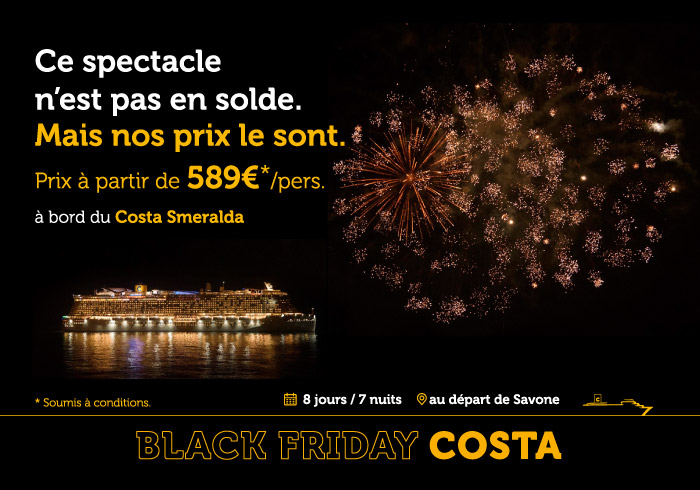 Black friday costa croisières