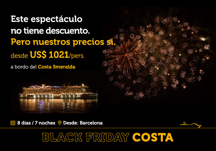 black friday costa crucieros