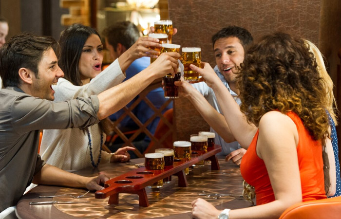 La pension complète permet des moments de convivialité