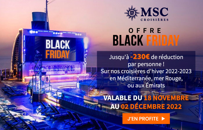 black friday 2022 msc croisières