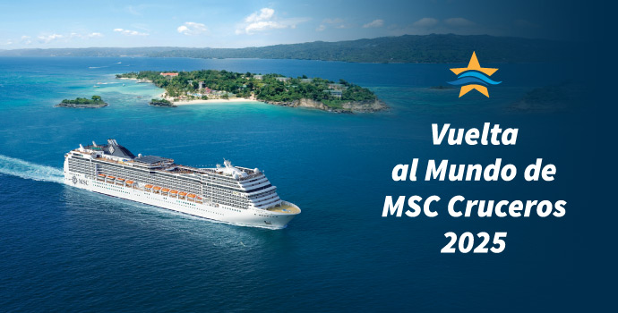 Vuelta al Mundo de MSC Cruceros 2025