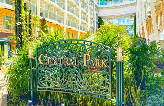 Le Central Park de l'Allure of the Seas