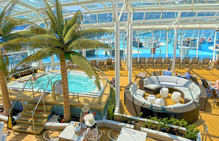 Le solarium de l'Allure of the Seas