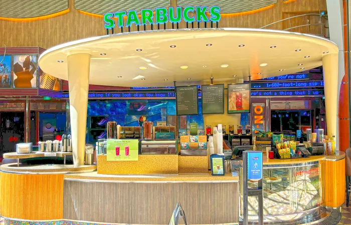 Le Starbucks de l'Allure of the Seas