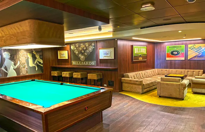 Le billard du MSC Seaside