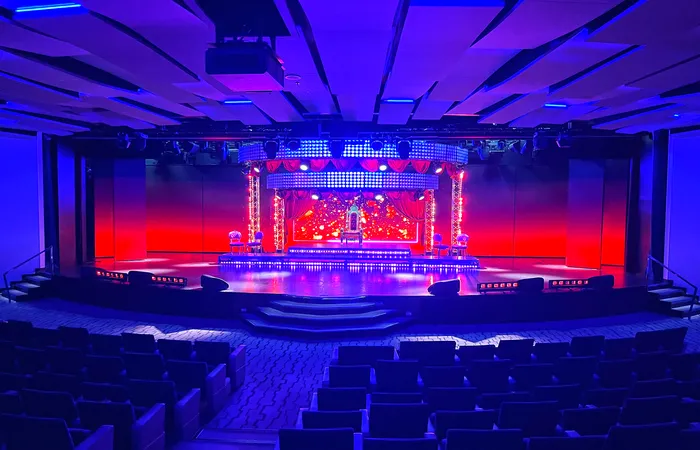Le théâtre du MSC Seaside