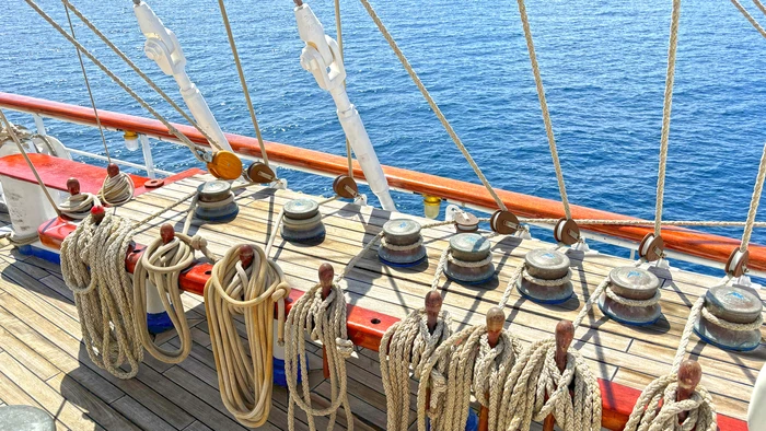 Les cordages à bord du Star Flyer