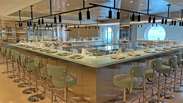 Le restaurant Test Kitchen du Scarlet Lady