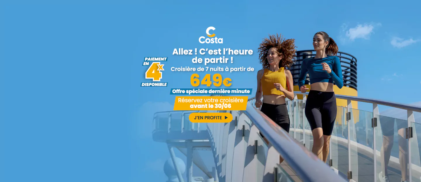 Costa Croisières - Offre Été Dernière Minute 2025