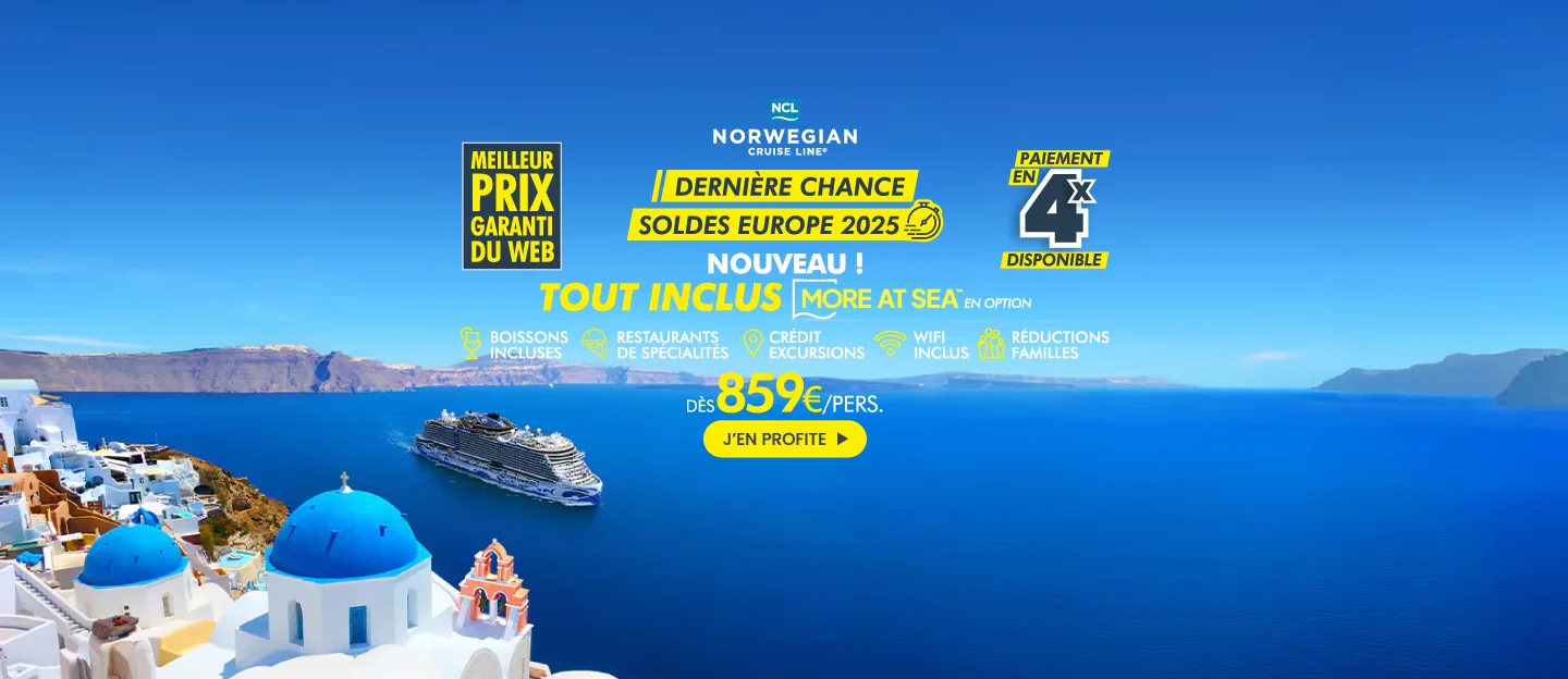 Norwegian Cruise Line - 35% de réduction + Tout Inclus More at Sea
